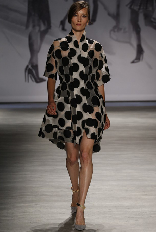 Polka dot dress spring-summer 2024