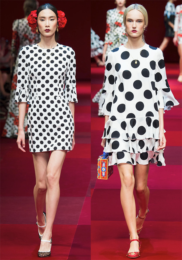 Polka dot dresses spring-summer 2024