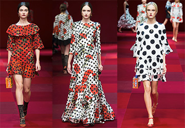 Polka dot dresses spring-summer 2024