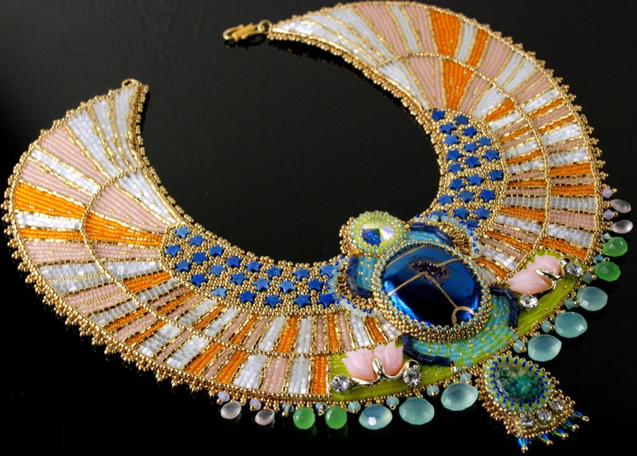 Necklace in Egyptian style, photo