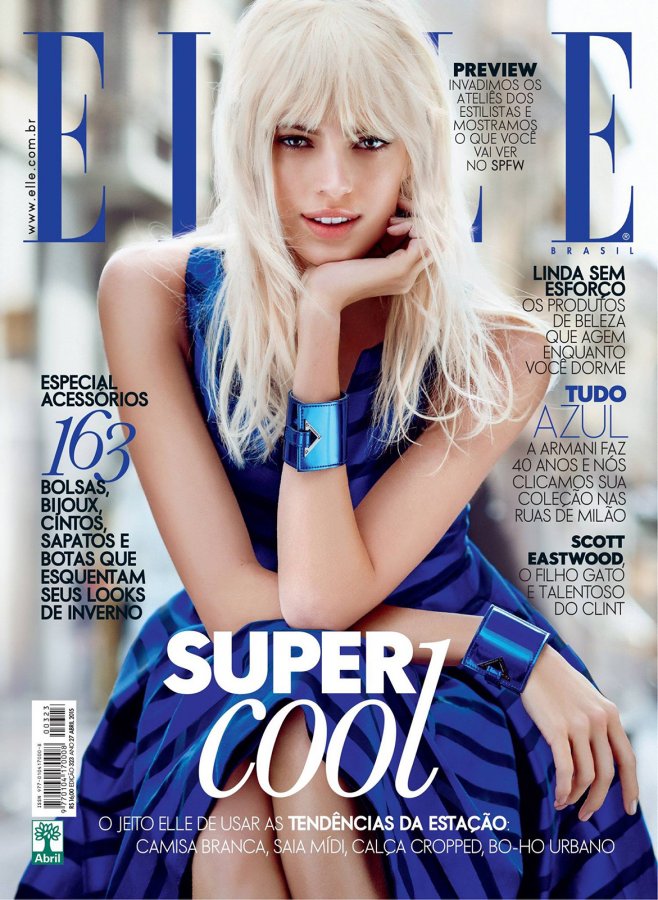 Devon Windsor on the cover of Elle