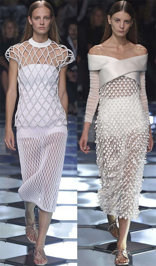 Sheer dresses spring-summer 2024