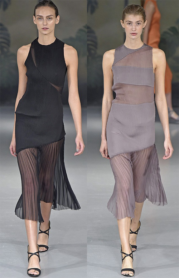 Sheer dresses spring-summer 2024