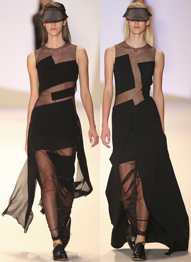 Sheer dresses spring-summer 2024