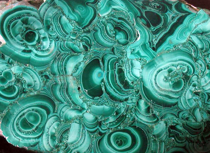 Malachite stone