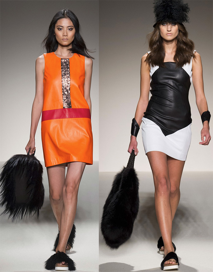 Leather dresses spring-summer 2024