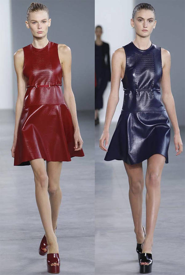 Leather dresses spring-summer 2024