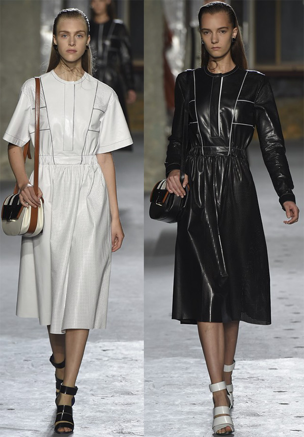 Leather dresses spring-summer 2024