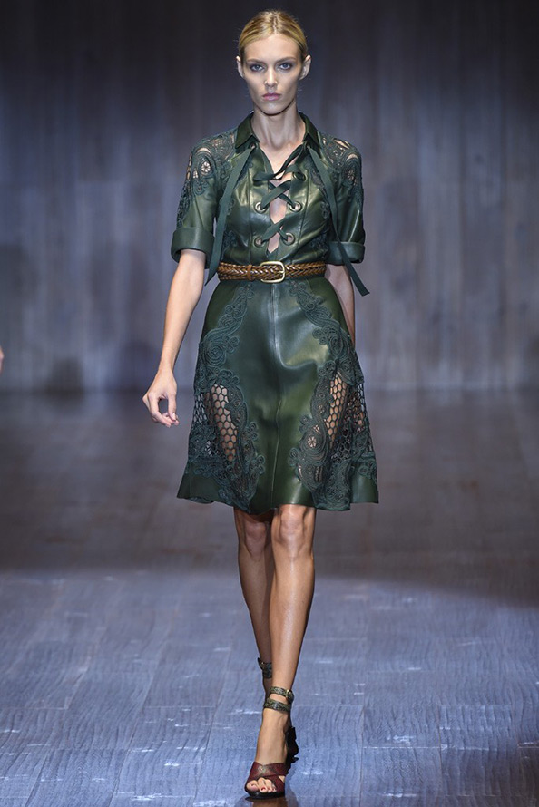 Leather dresses spring-summer 2024