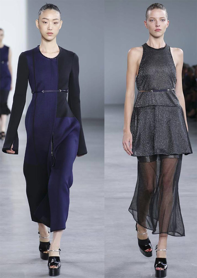 Dark dresses spring-summer 2024