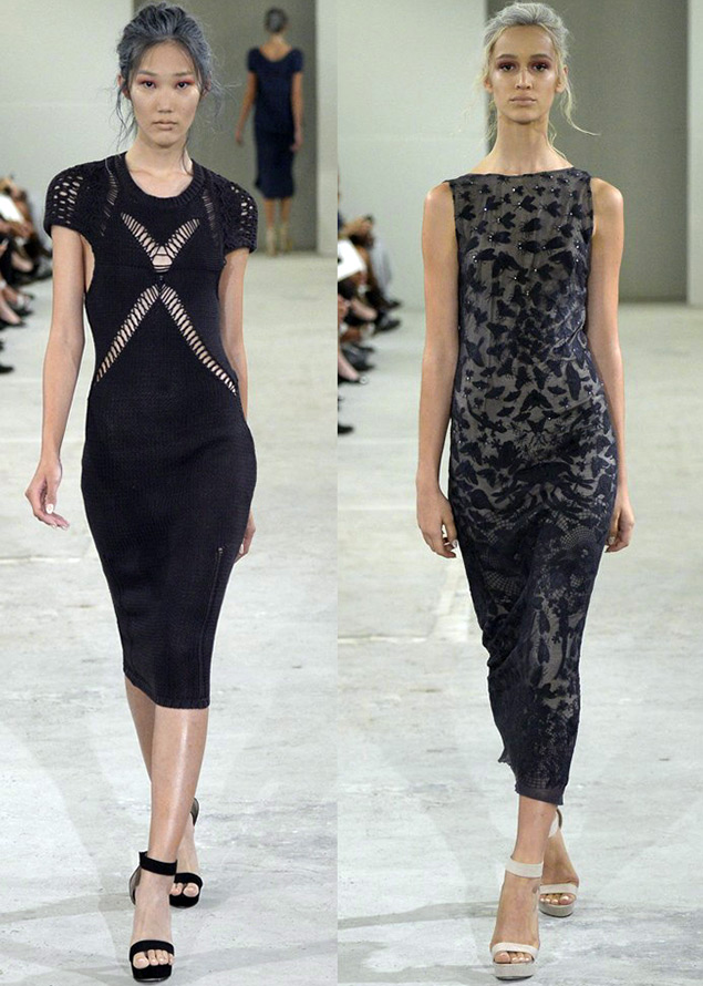 Dark dresses spring-summer 2024