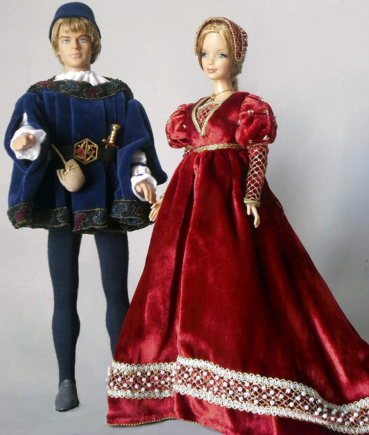 Doll outfits by Claude Brabant