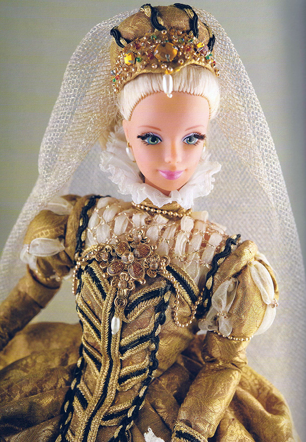 Historical costume for barbie