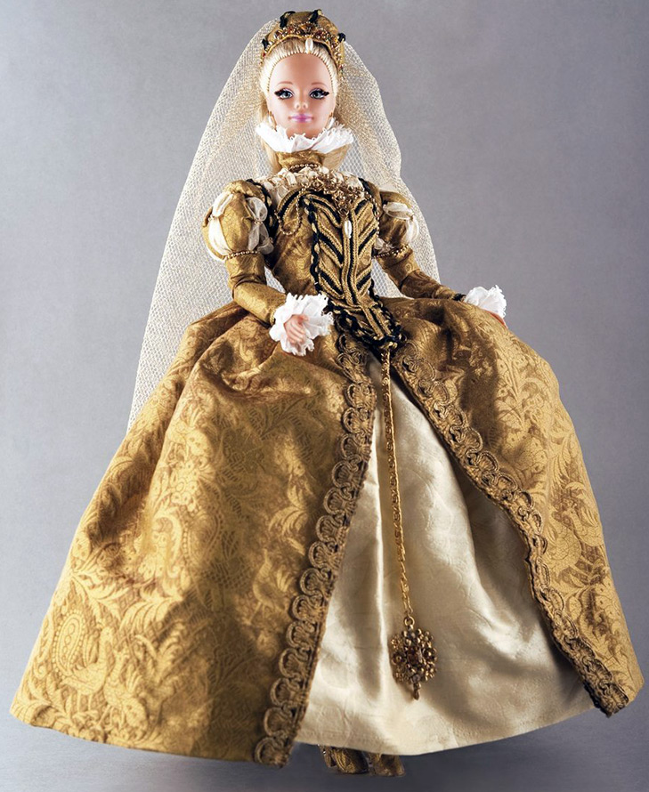 Historical costume for barbie