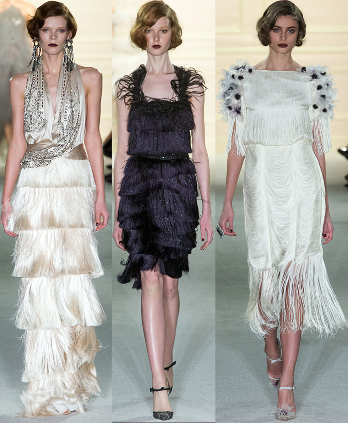 Fashion fringed dresses