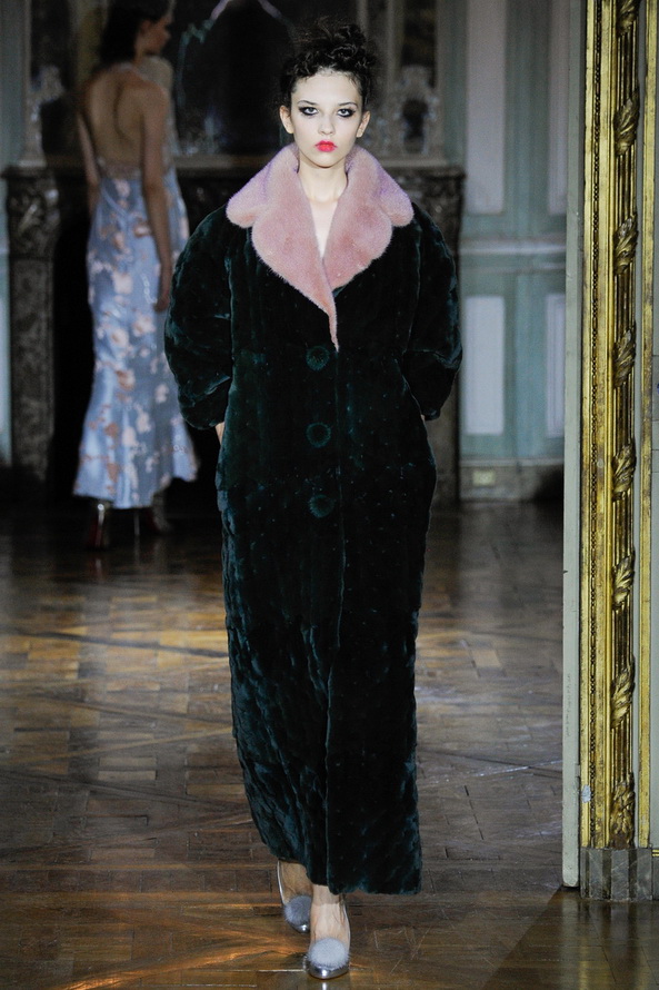 Fur coat from Ulyana Sergeenko