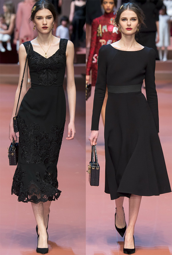 Dolce & Gabbana belles robes noires