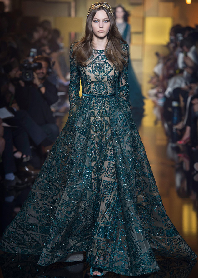 Elie Saab Green Dress