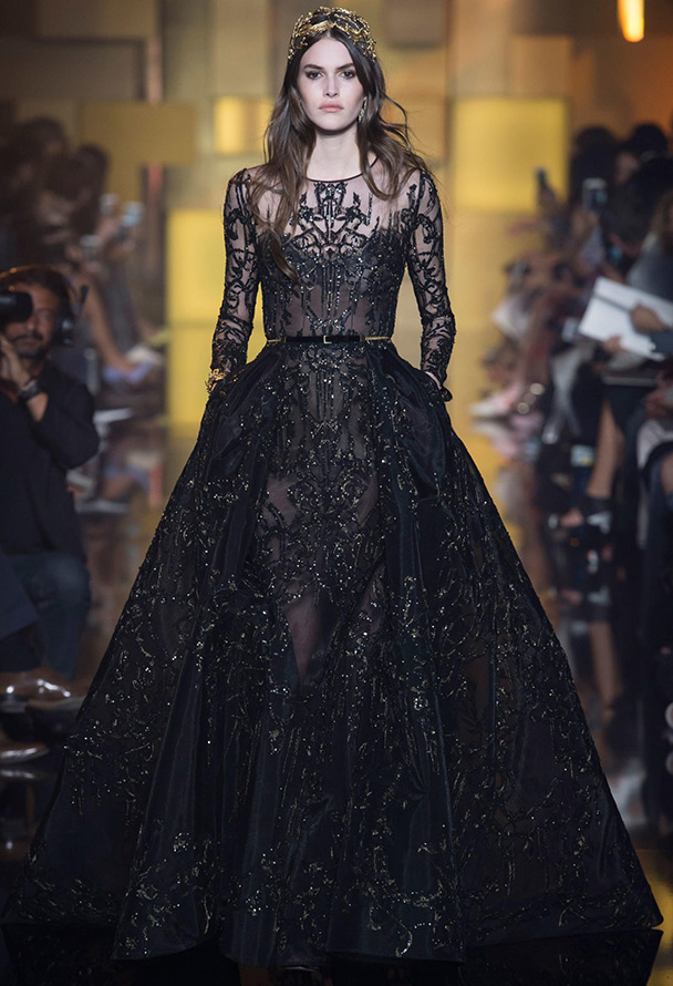 Elie Saab black dress