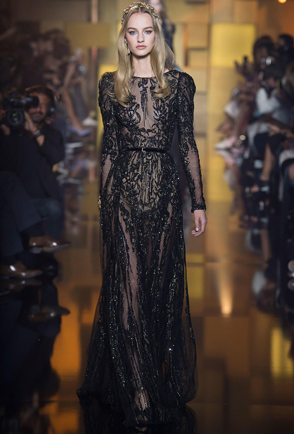 Elie Saab black dress