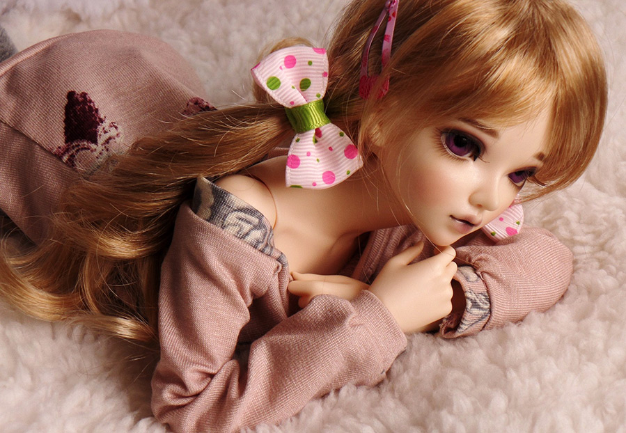 Beautiful and kind doll