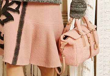 Pink bags for autumn and winter