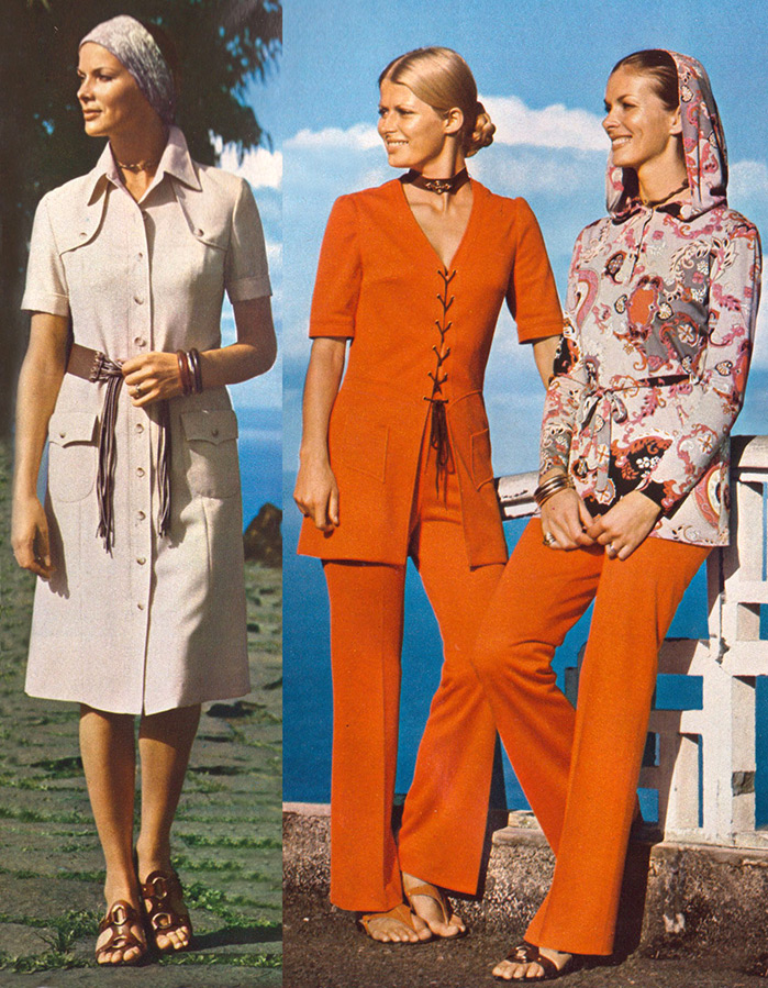 1970s fashion and hairstyles