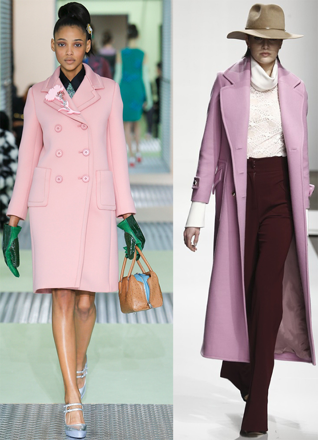 Pink and lilac coat