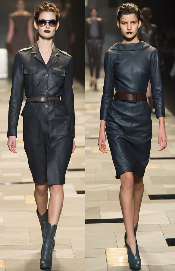 Trussardi - leather dresses