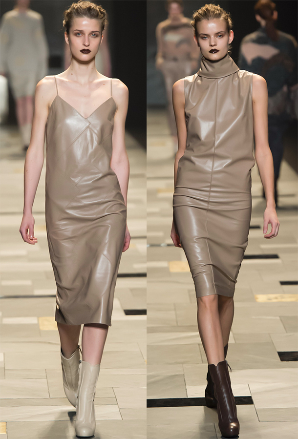 Trussardi - leather dresses