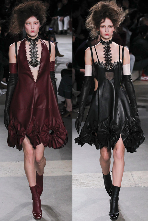 Leather dresses fall-winter 2024-2025