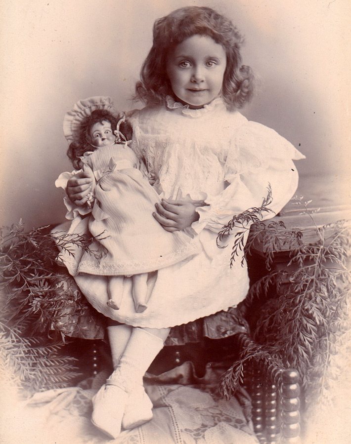 Antique doll photo