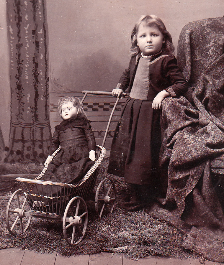 Antique doll photo