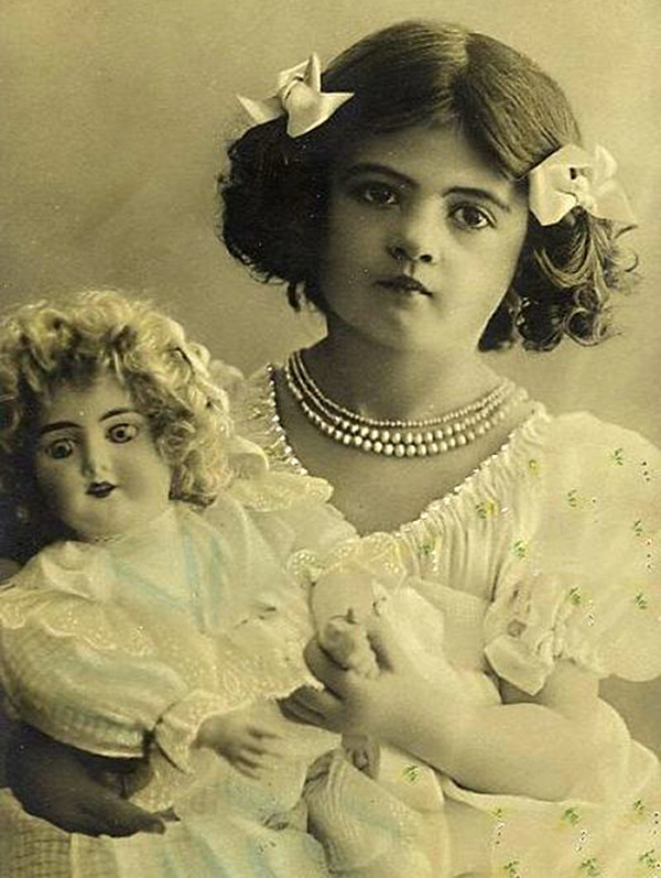 Antique doll photo