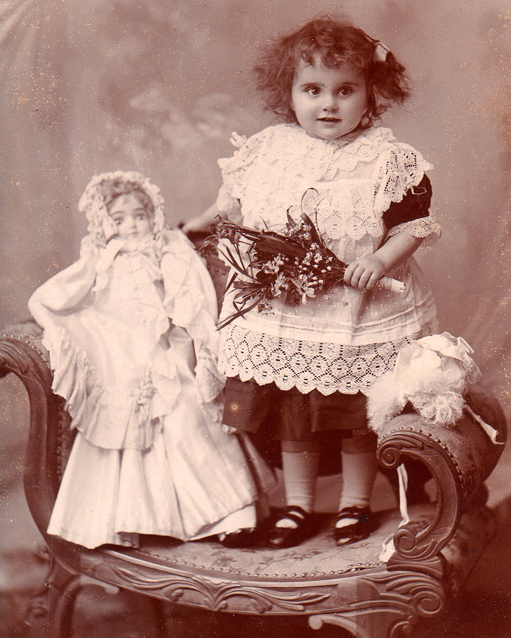 Antique doll photo