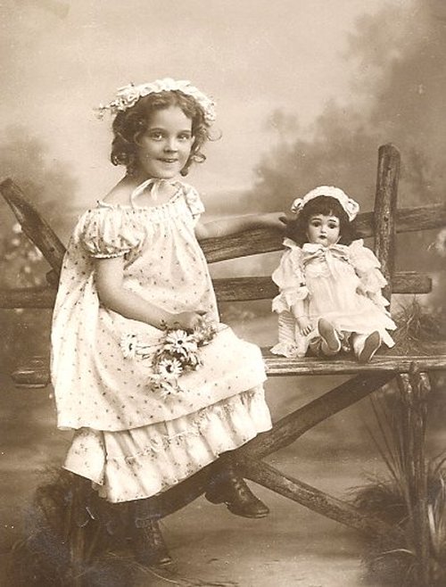 Vintage doll photo