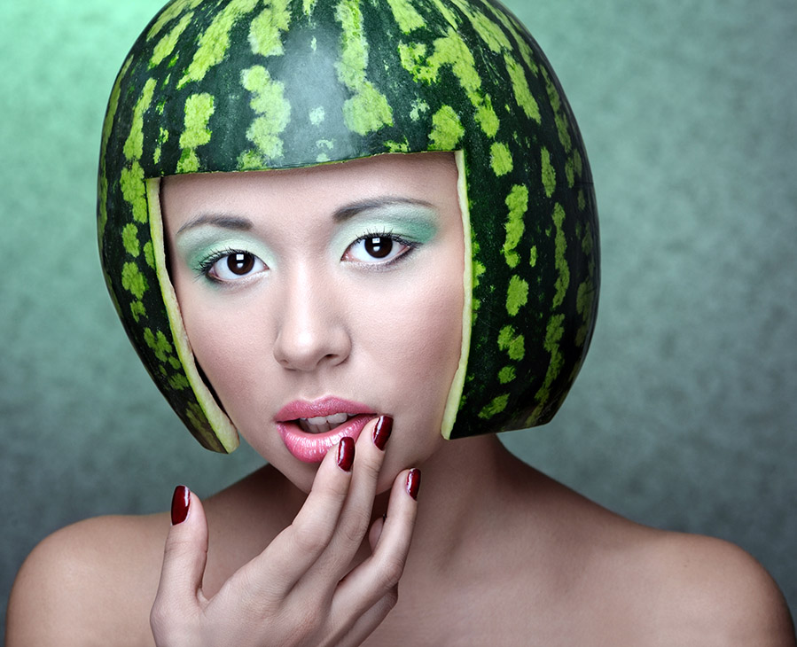 Watermelon face masks