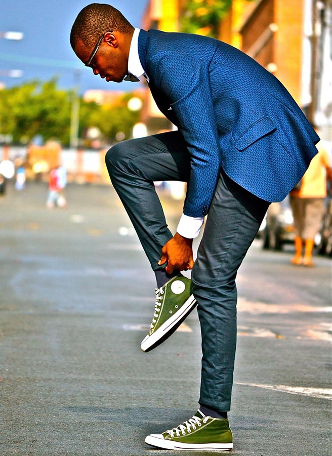 Black man and fashion