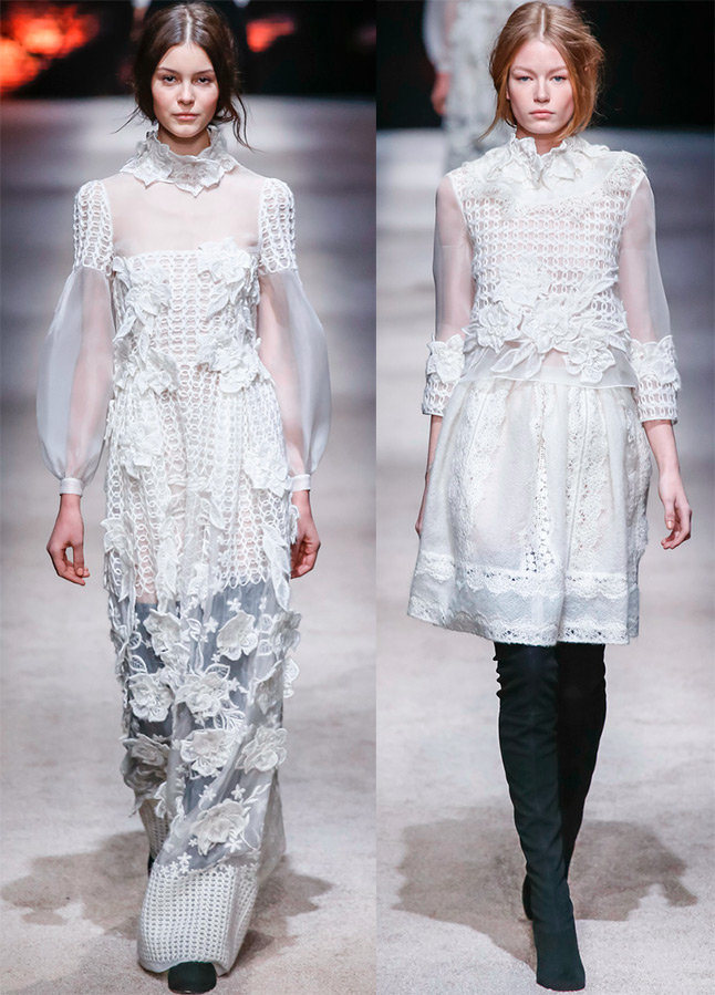 Alberta Ferretti White Dresses