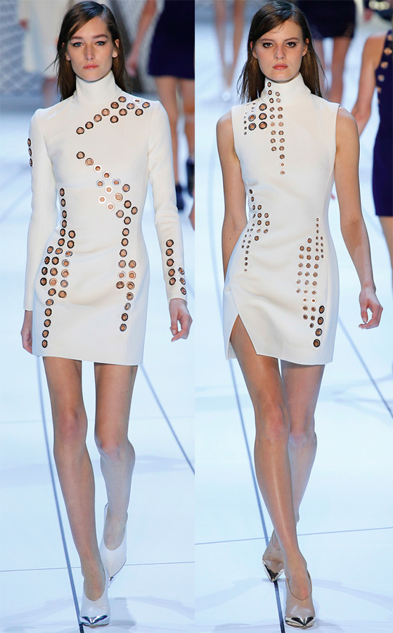 White Mugler Dresses