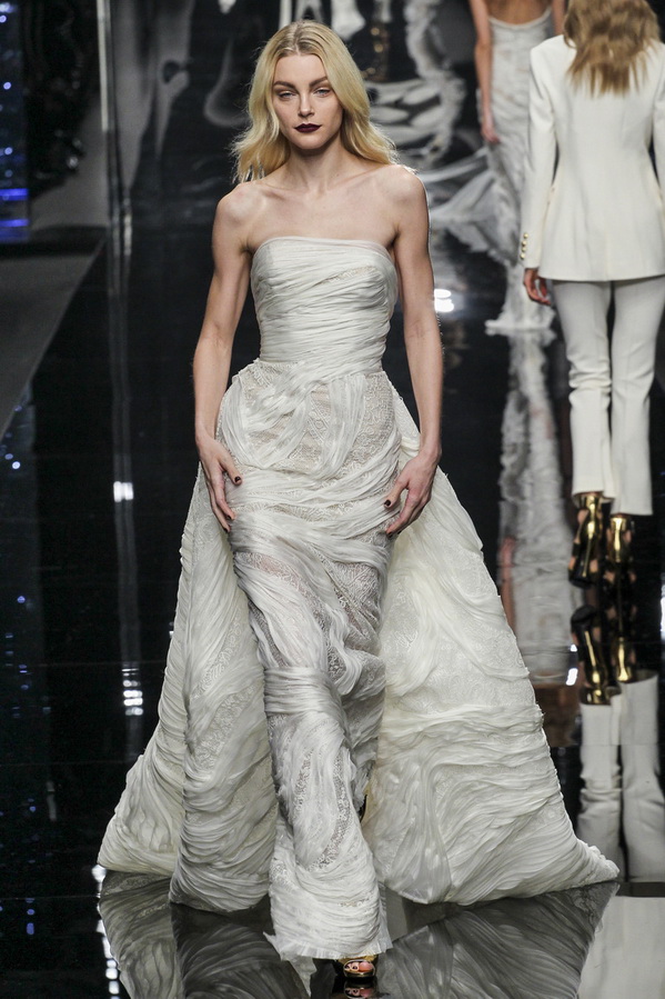 Jessica Stam at the Ermanno Scervino show