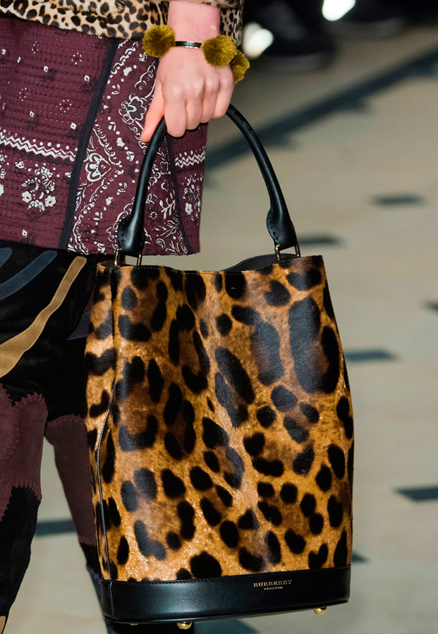 Leopard print bag