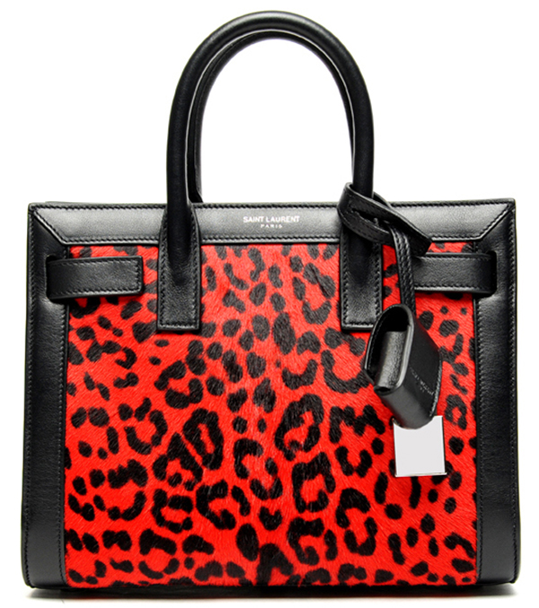 Red leopard print