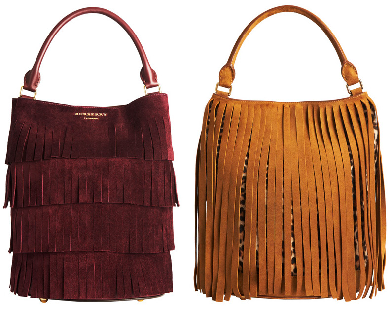 Fringed bags