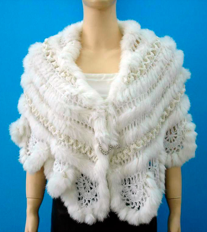 Fashionable fur knitwear and fur weaving