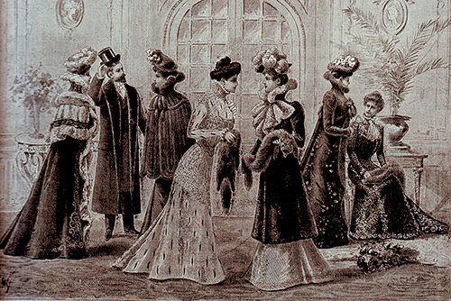 Modern style in clothing 1900s