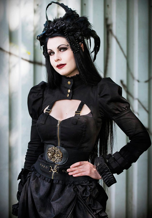 Goth subculture and gothic style in clothing