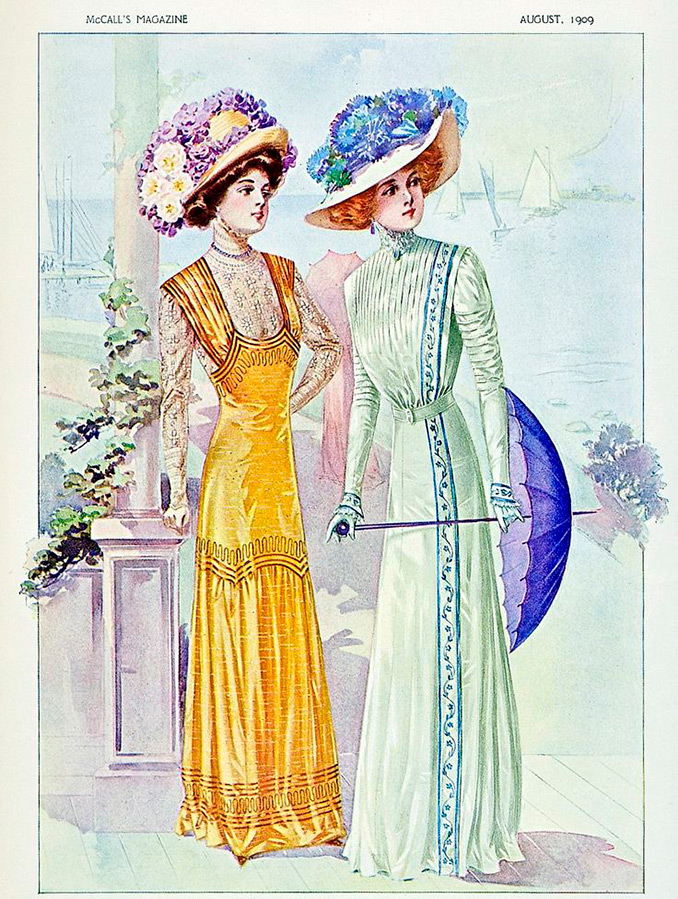 Fashion and style in the years 1908-1914