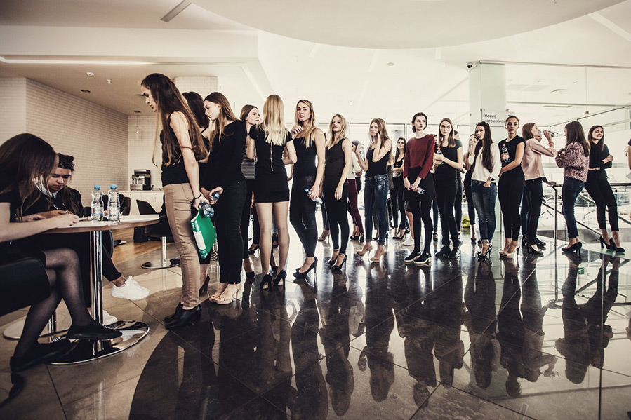 Casting des mannequins pour la Fashion Week de Biélorussie