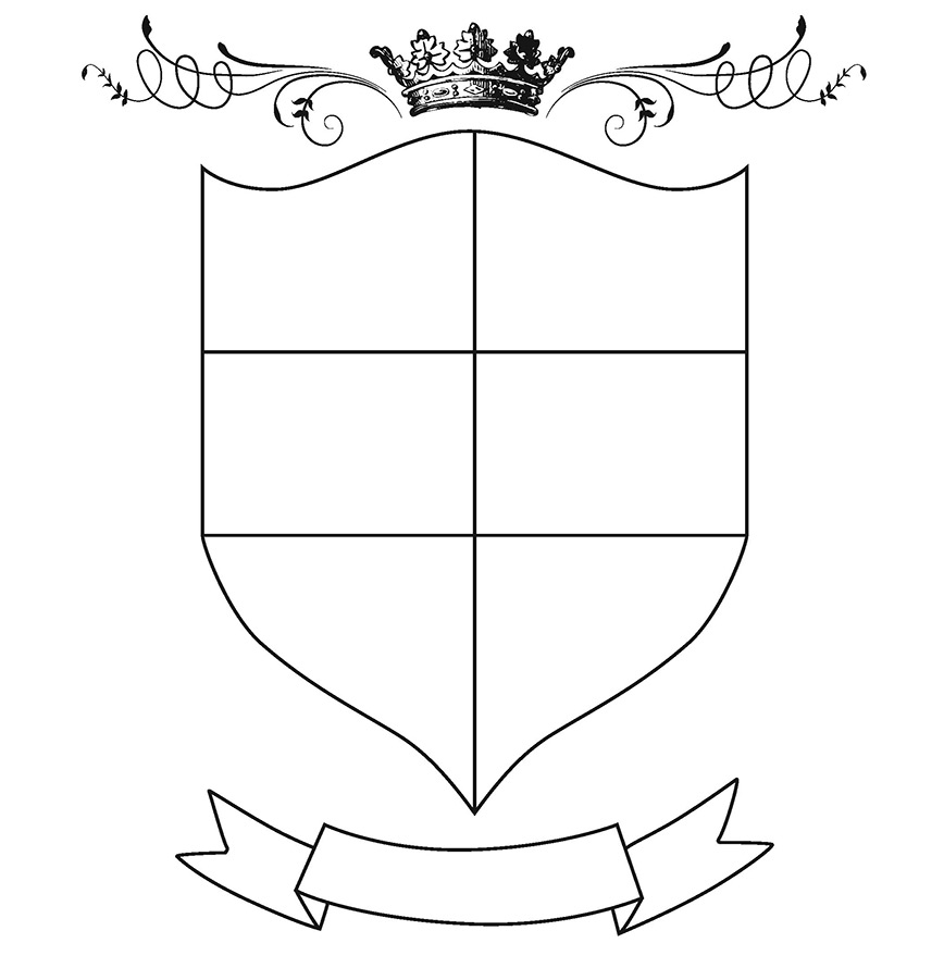 Création d'un blason personnel et familial